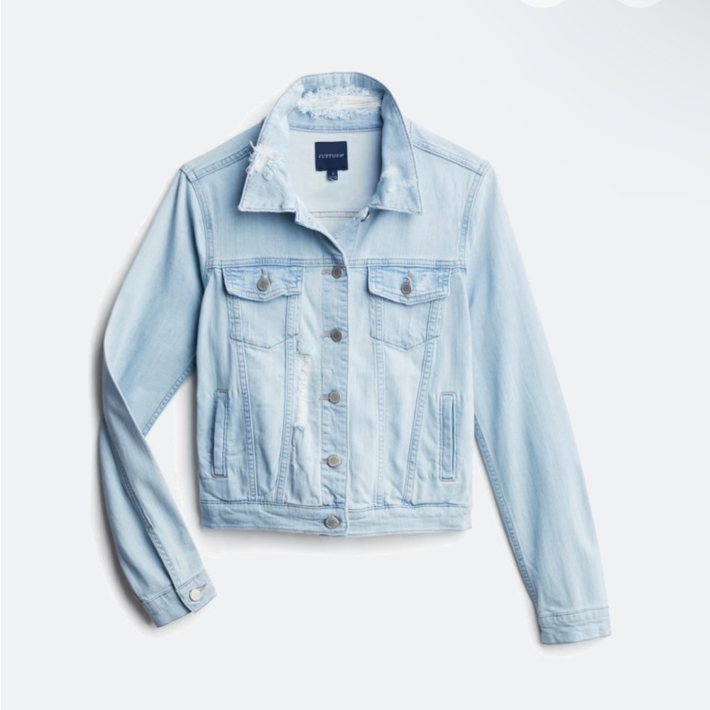 Hadid Distressed Denim Jacket